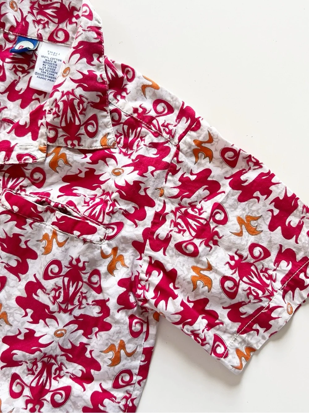 Vintage 2000 Gymboree Boys Abstract Hawaiian Beach Shirt | 3T